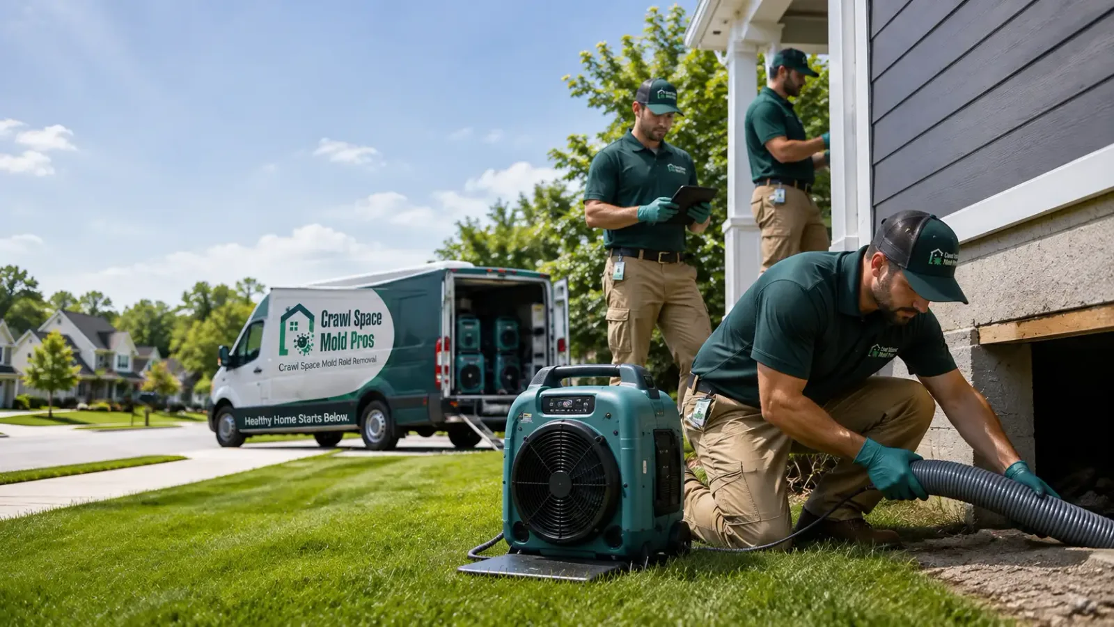 Crawl Space Mold Removal in Franklin, IL